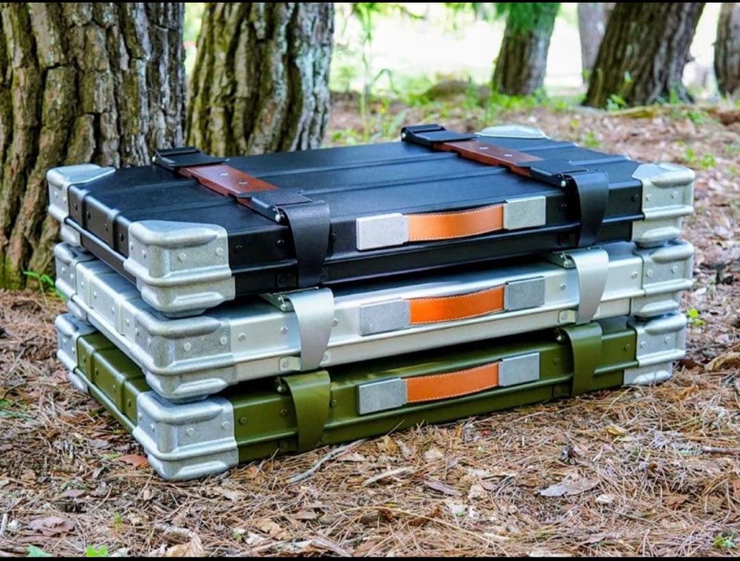 FUTURE FOX アルミコンテナ ドイツ軍 輸送用 折りたたみ式 オリーブ