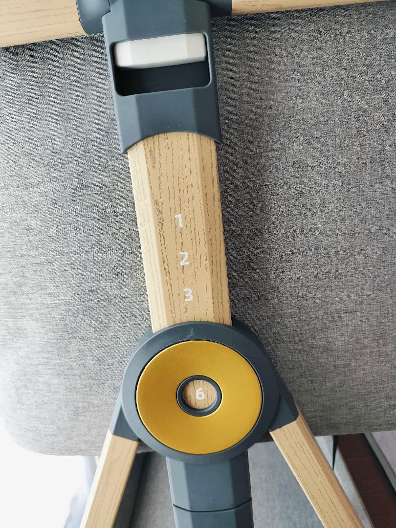 HZDMJ ベビーベッド 折りたたみ グレー 持ち運び可能