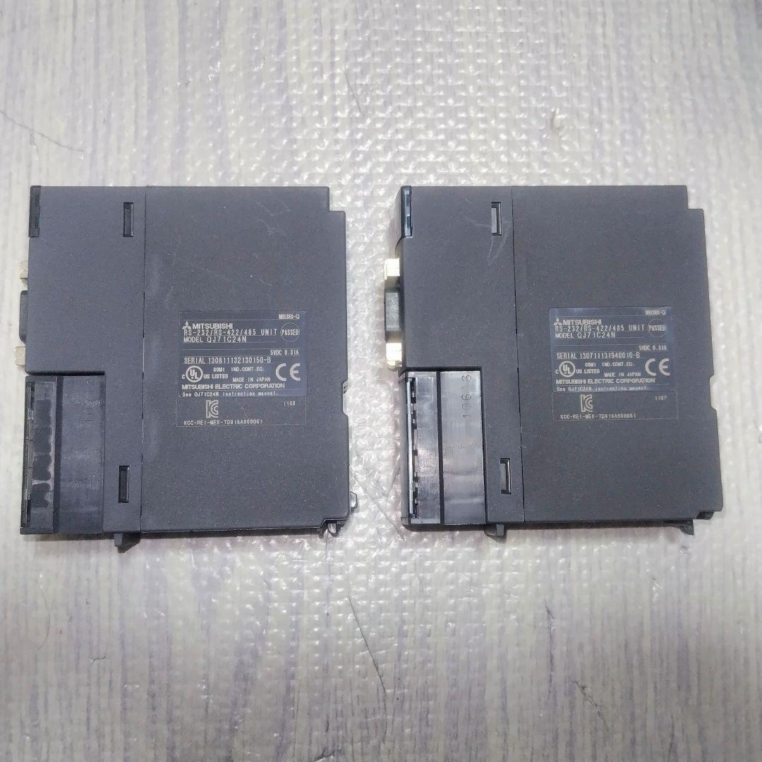 MITSUBISHI 三菱電機シーケンサ QJ71C24Nユニット 2台セット