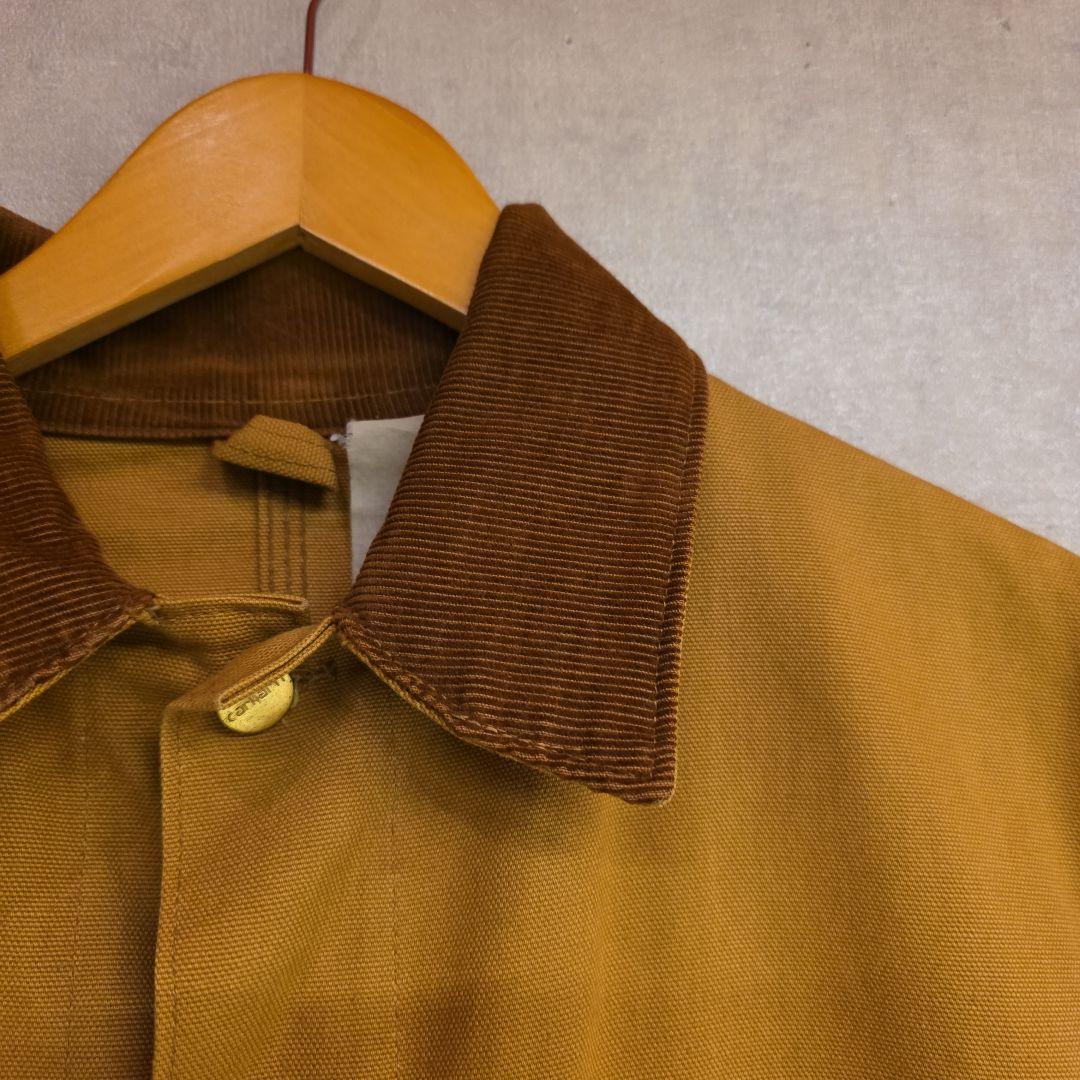 90s USA製　カーハート　ミシガンチョアコート　希少な裏地無し　ヴィンテージ