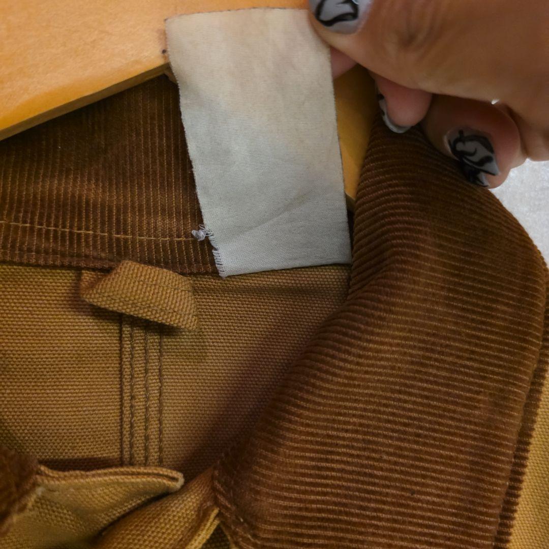 90s USA製　カーハート　ミシガンチョアコート　希少な裏地無し　ヴィンテージ