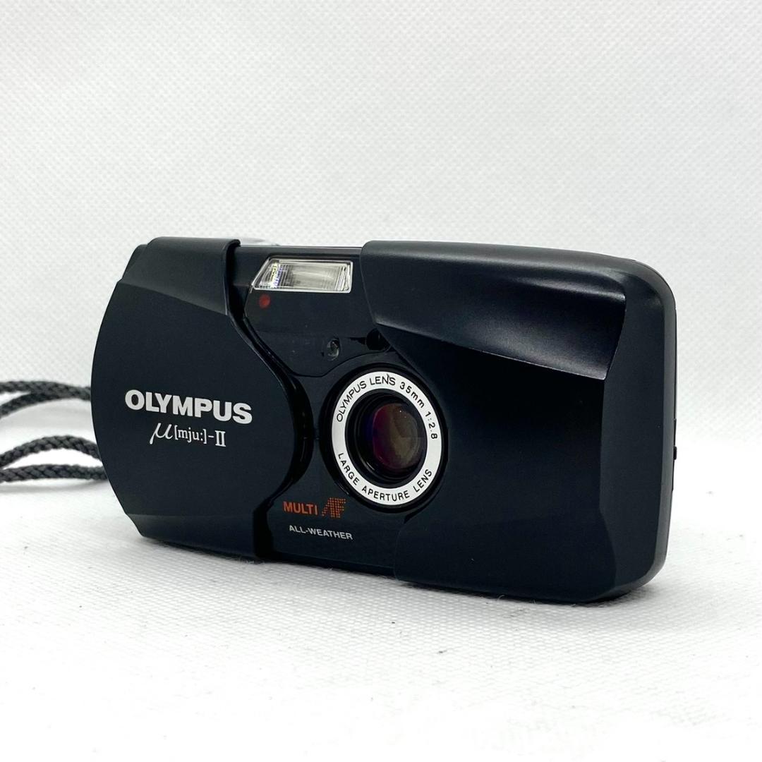 【C6682】OLYMPUS オリンパス mju II 初代 ブラック