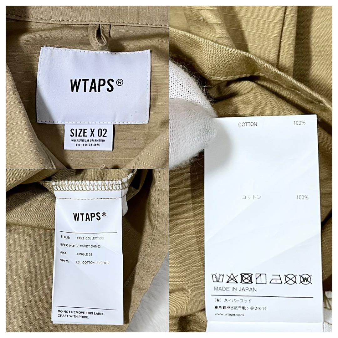 極美品✨WTAPS JUNGLE 02 LS COTTON RIPSTOP