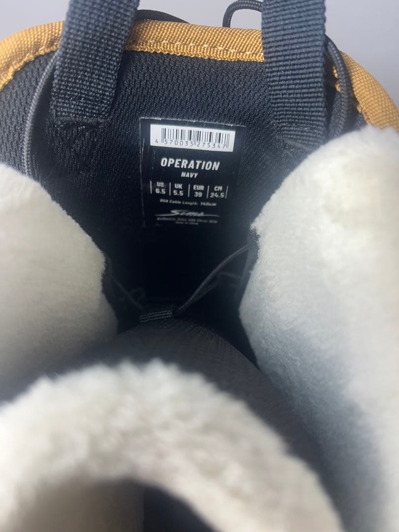 美品 シミス SIMSスノボ ブーツ 24.5cm スノーボード ボア BOA