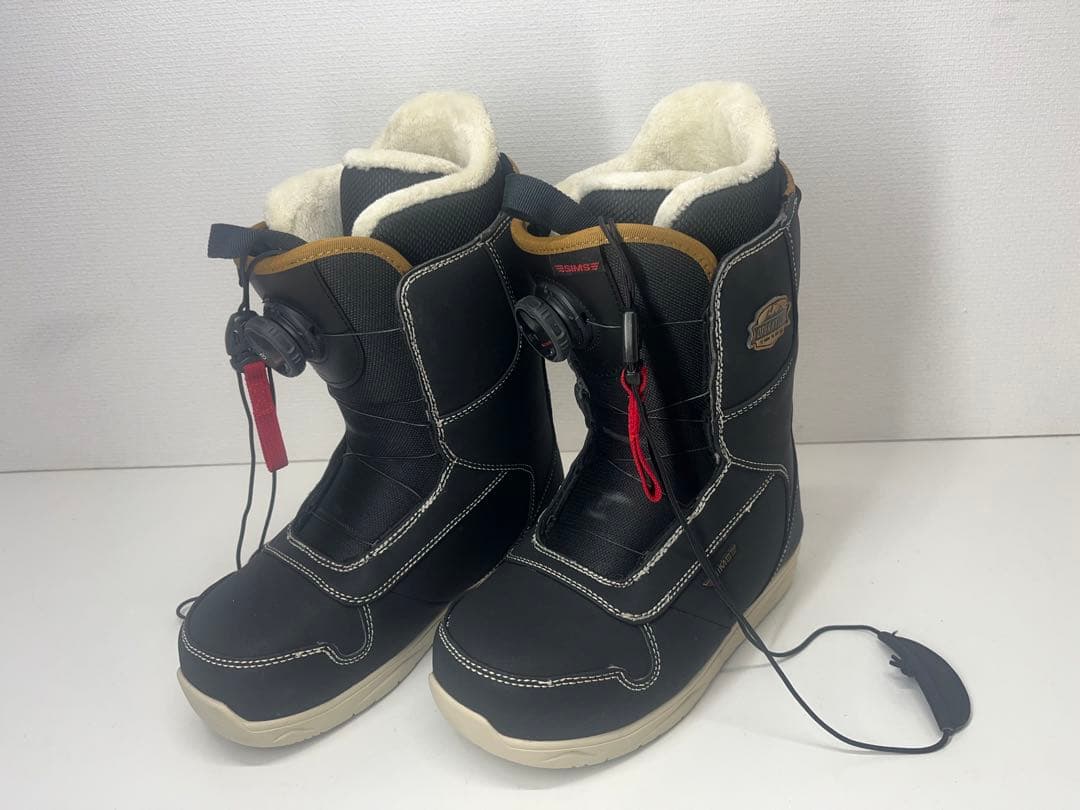 美品 シミス SIMSスノボ ブーツ 24.5cm スノーボード ボア BOA