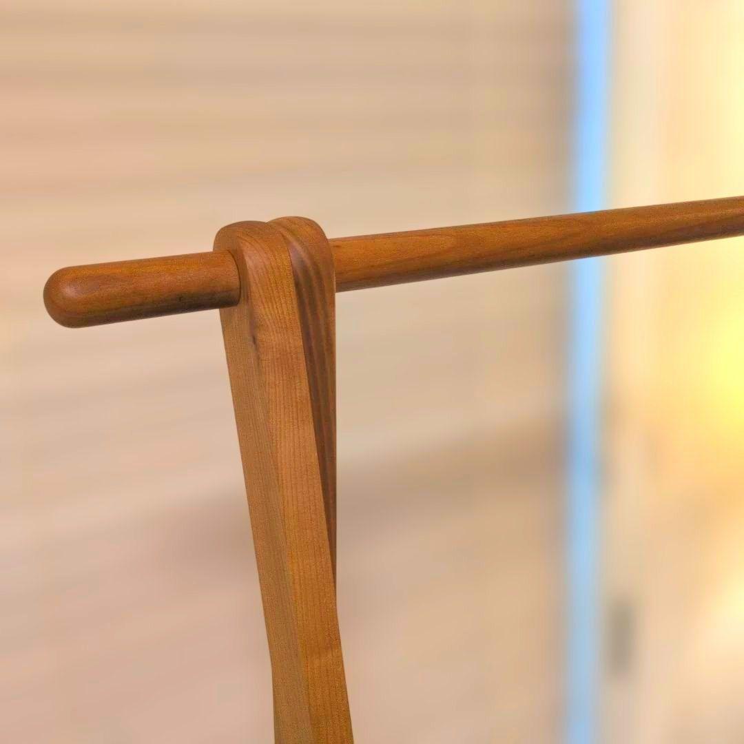 旭川家具　コサイン　cosine　ドレスラック　コートハンガー　チェリー材製