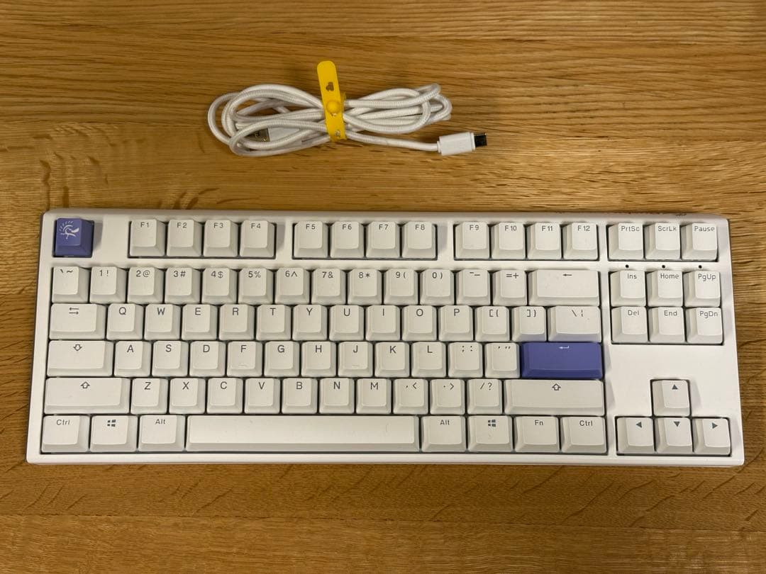 Ducky One 3 TKL 80%キーボード PureWhite シルバー軸