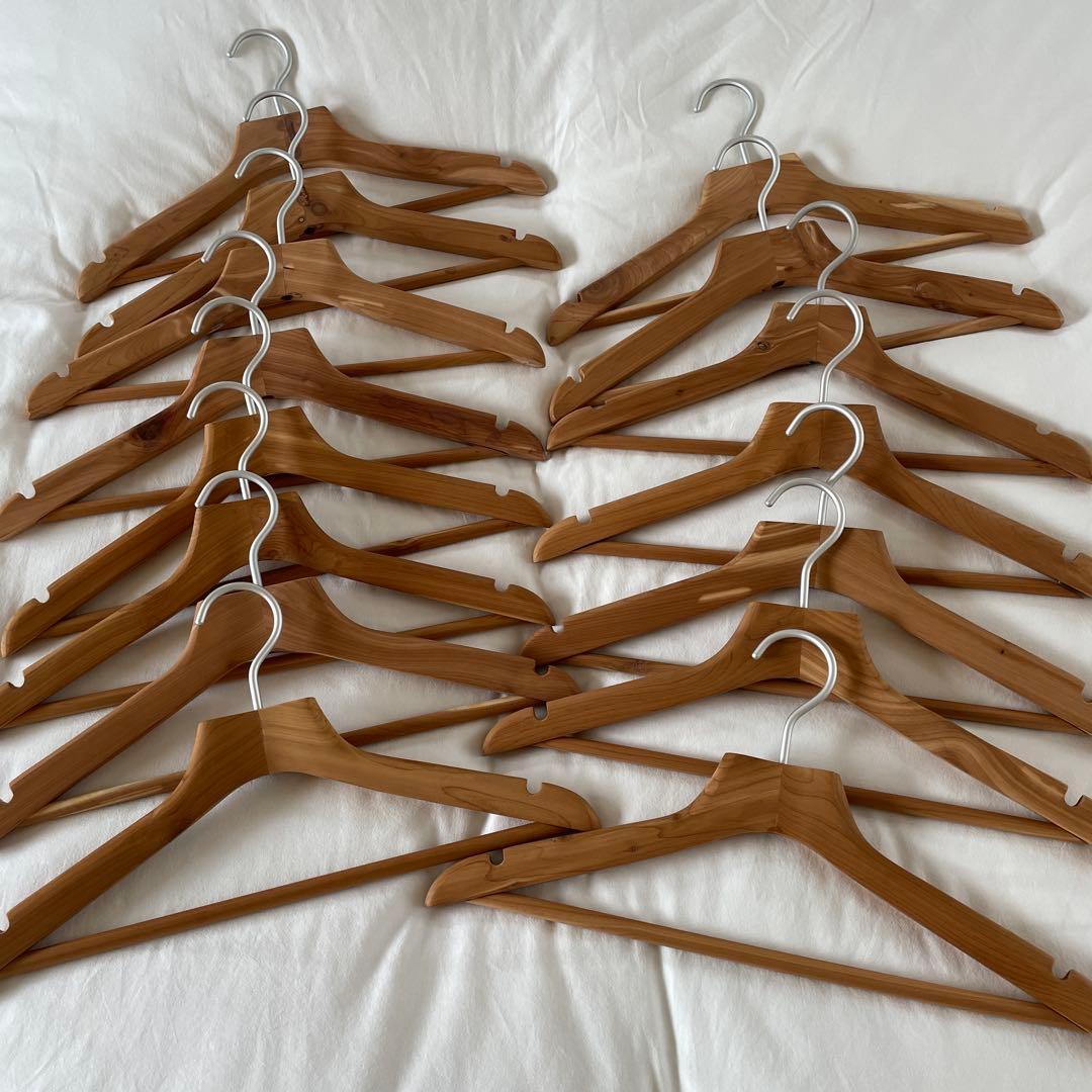 無印良品　レッドシダーハンガー　15本　約42cm 廃盤　希少