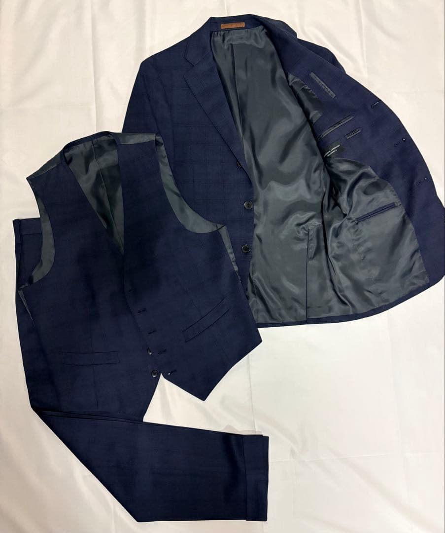 UNIVERSAL LANGUAGE オーダースーツ2着グレー＆ネイビー