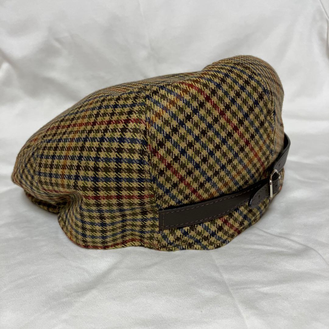 新品未使用　【HERMES】 エルメス チェック柄 ハンチング 58