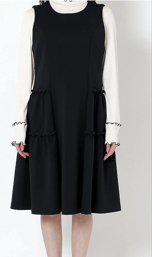 RoseTiara ローズティアラ　ティアードジャンパースカート　42