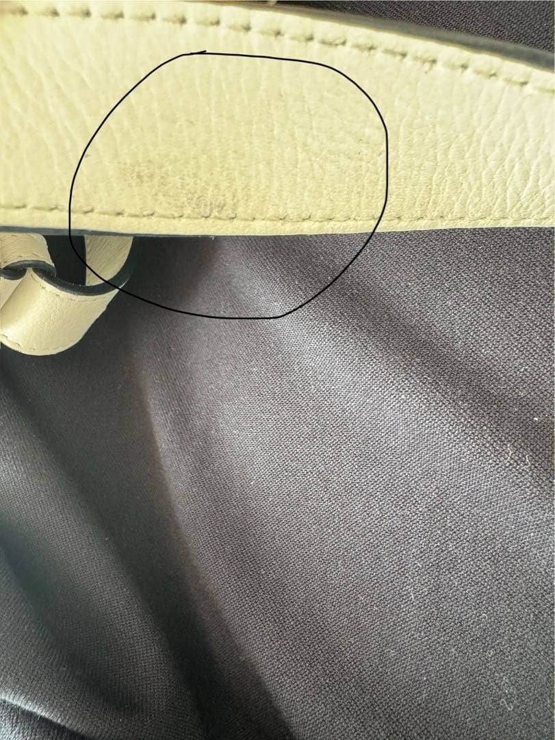 LOEWE かごバッグ ストロー レザー