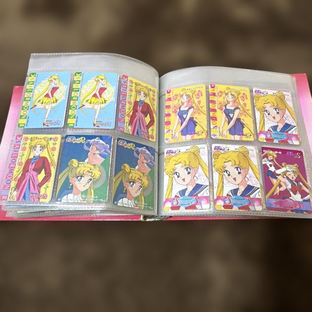 セーラームーン　カードダスファイル　カード約150枚入り　キラカード有り