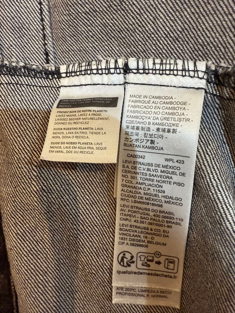 ×Levi's TYPE1復刻1st S506XX 大戦ブラック　L