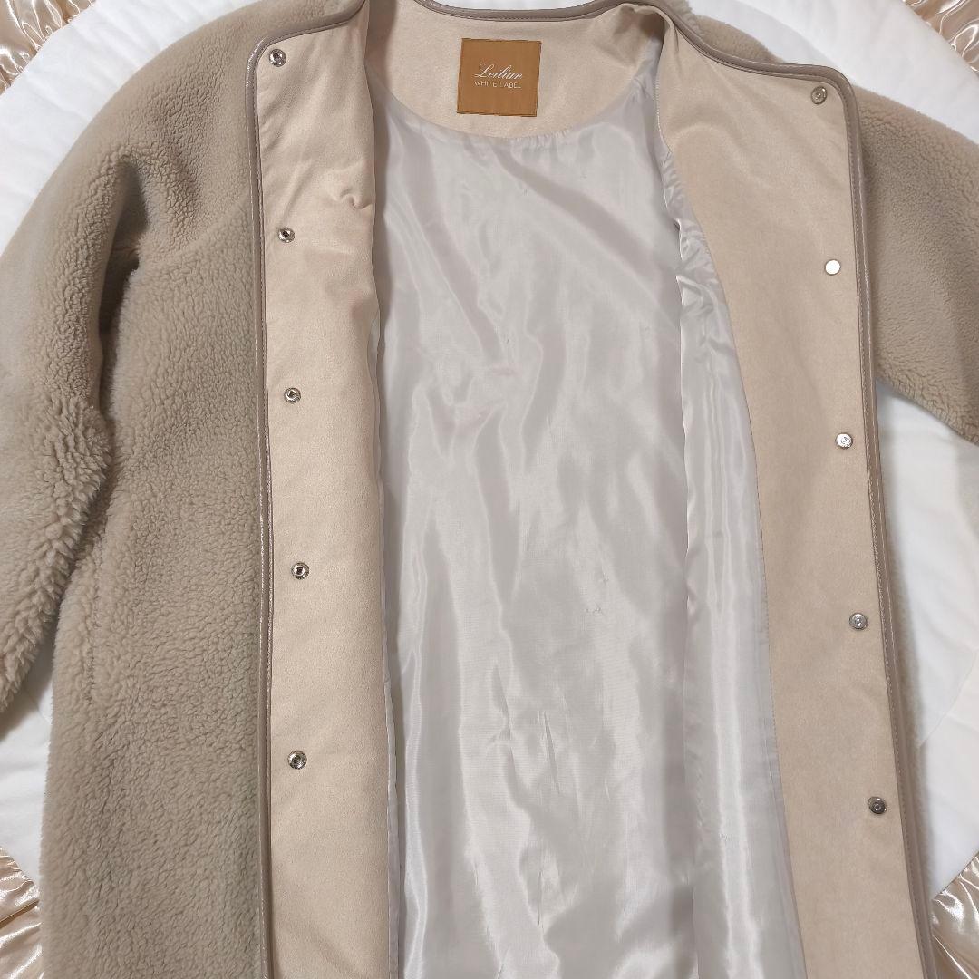 セール中❣️レリアン【美品未使用に近い】ボアコート　９号