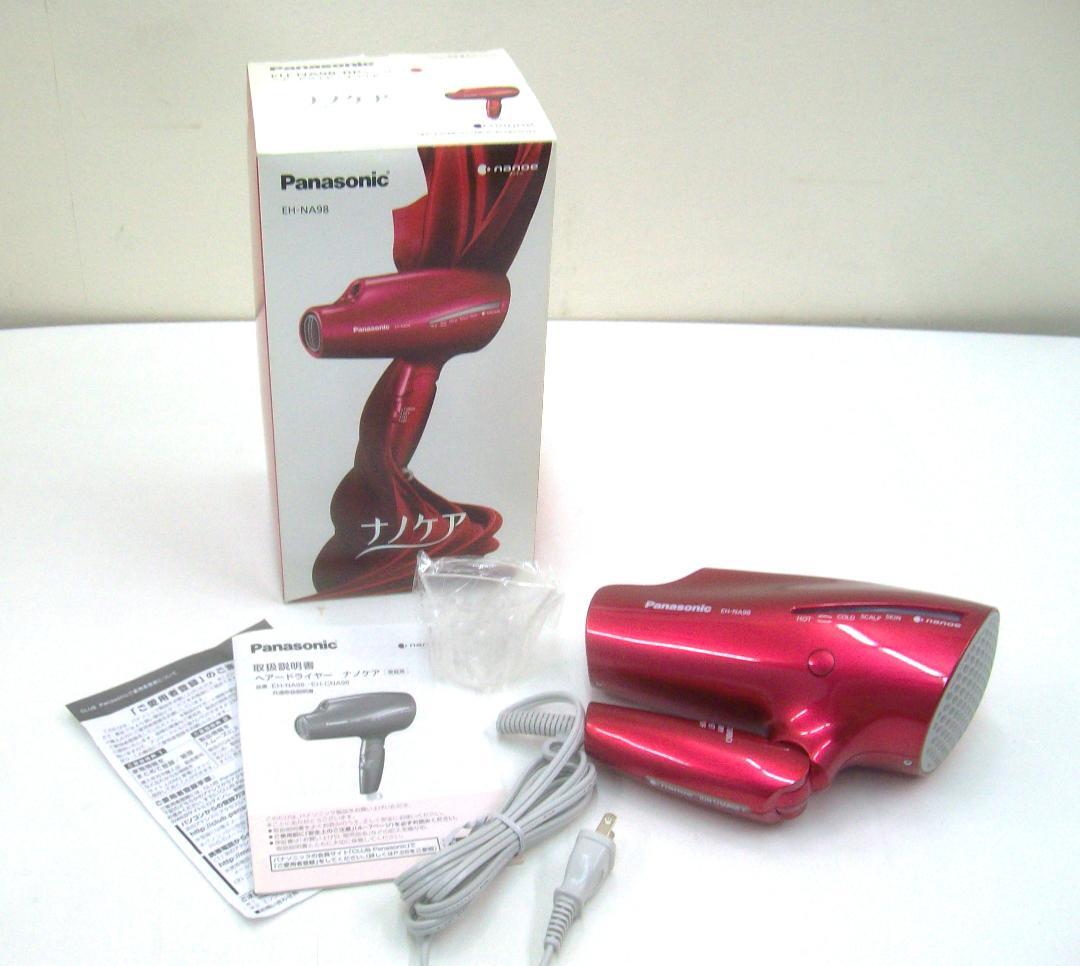 未使用 パナソニック ヘアドライヤー ナノケア EH-NA98-RP