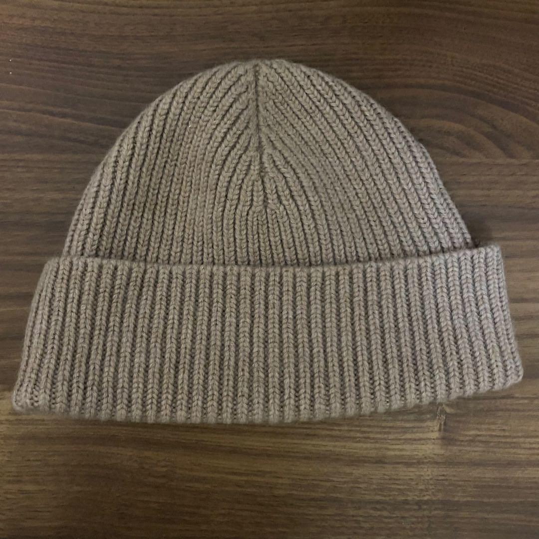 Ami Paris ニット帽 ビーニー キャメル