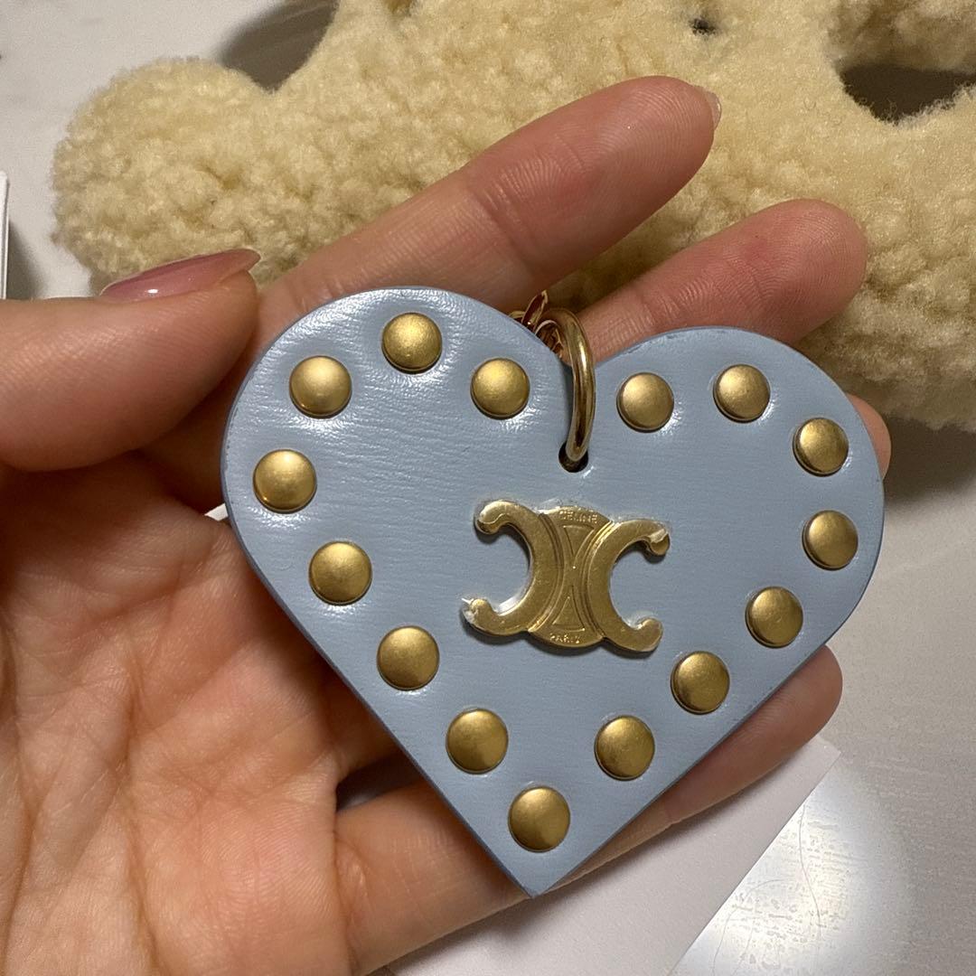 新品　付属品完備　CELINE セリーヌ　トリオンフ ポンポンチャーム