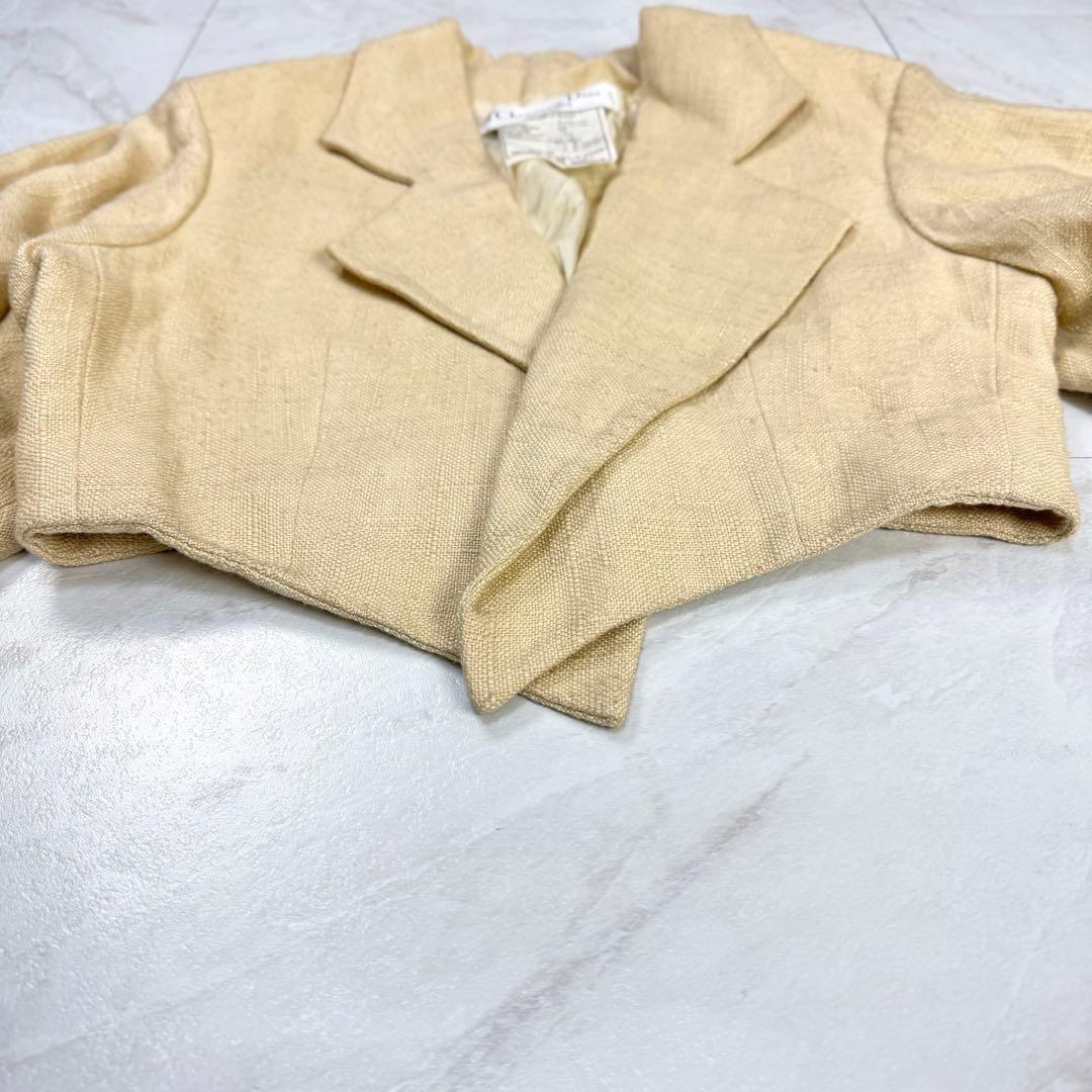 タグ付き 未使用品 ディオール ガリアーノ期 変形 クロップド テーラード 40