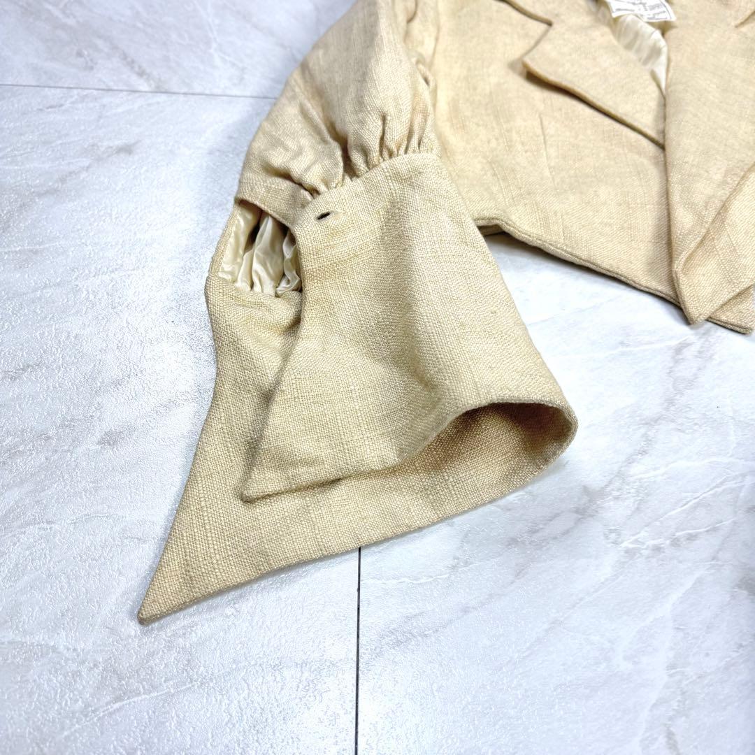 タグ付き 未使用品 ディオール ガリアーノ期 変形 クロップド テーラード 40