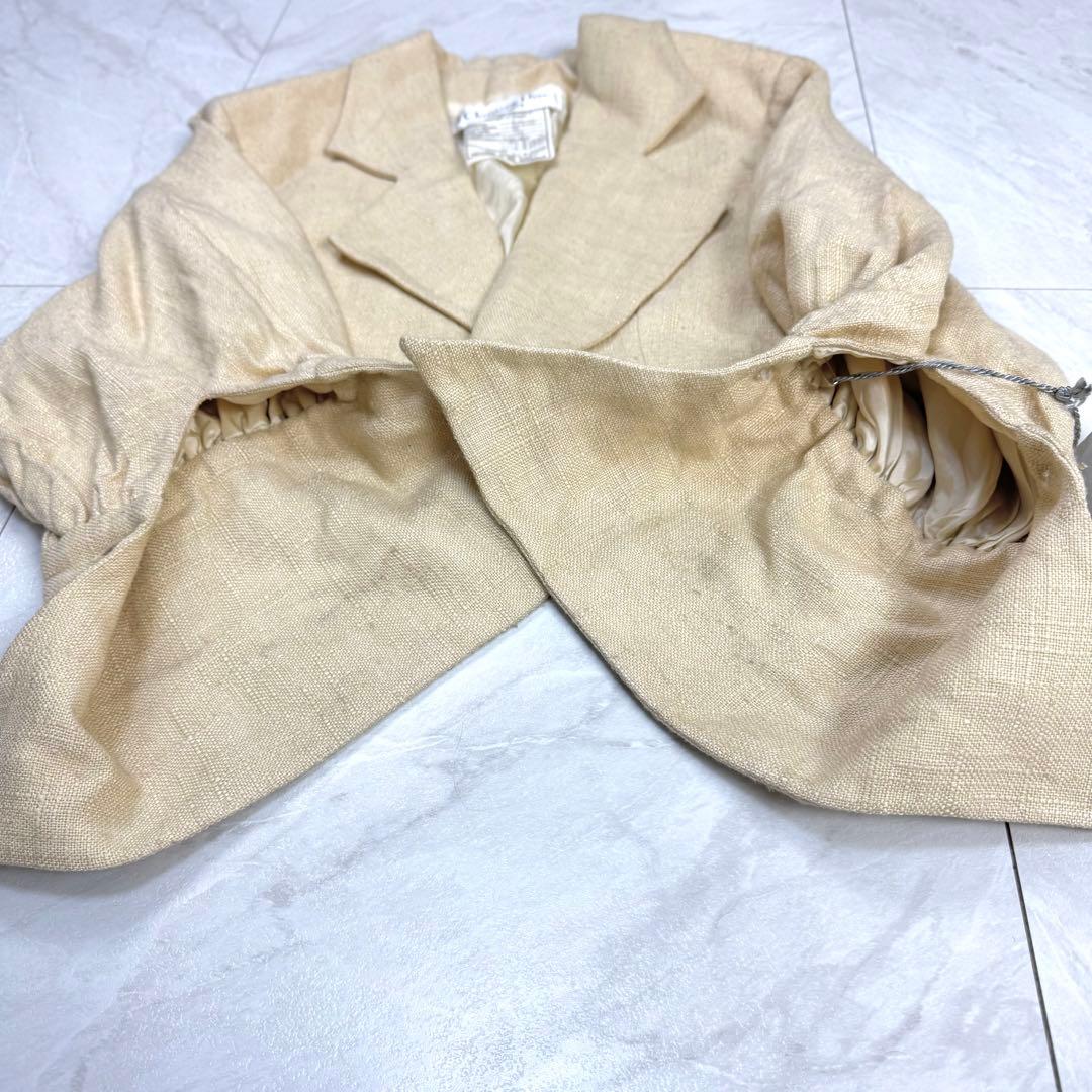 タグ付き 未使用品 ディオール ガリアーノ期 変形 クロップド テーラード 40