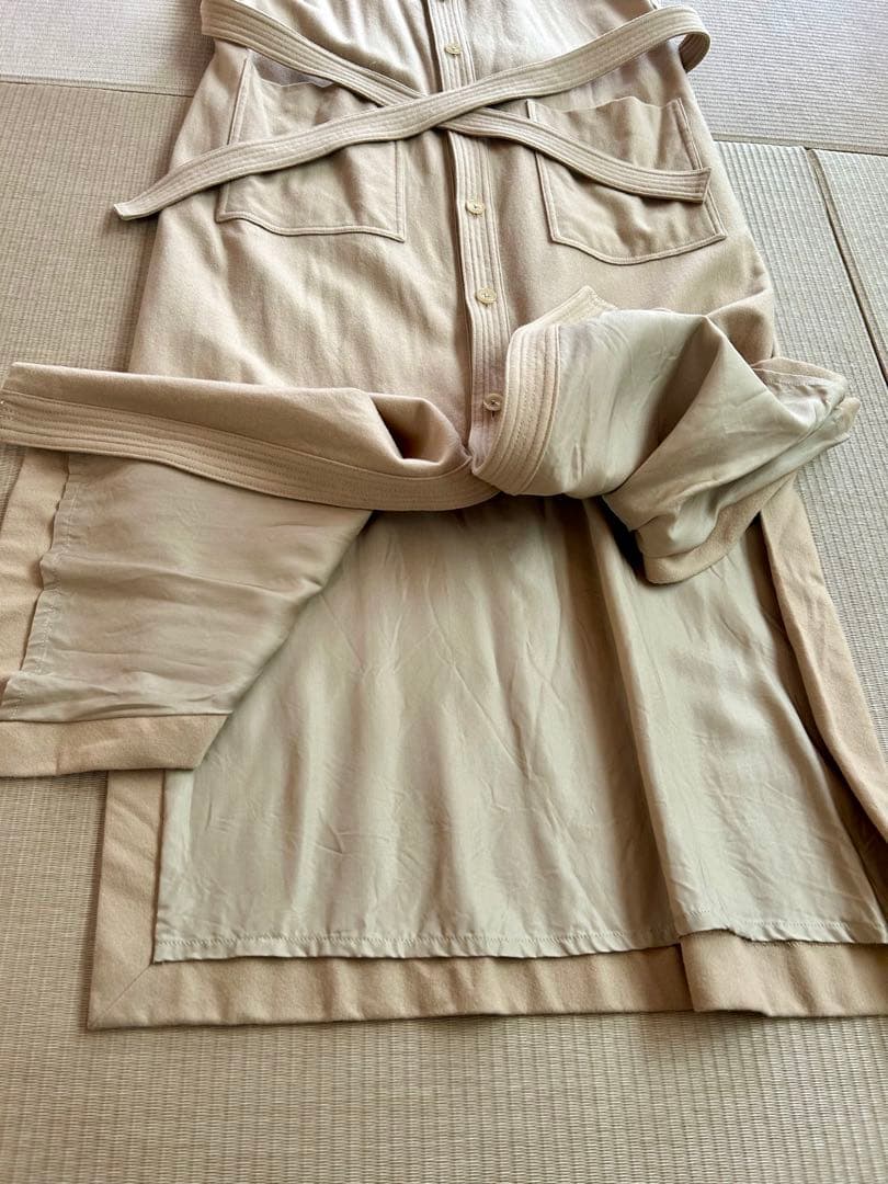 AURALEE オーラリー　フランネルウールワンピース　ジレ