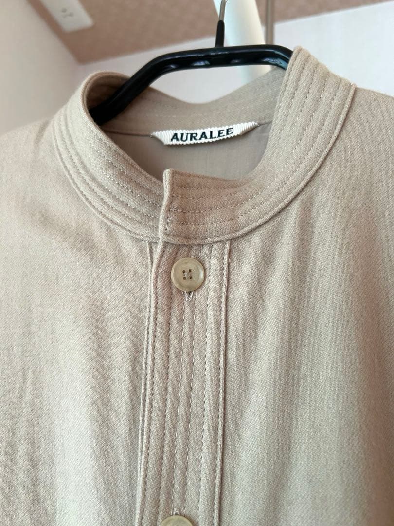 AURALEE オーラリー　フランネルウールワンピース　ジレ