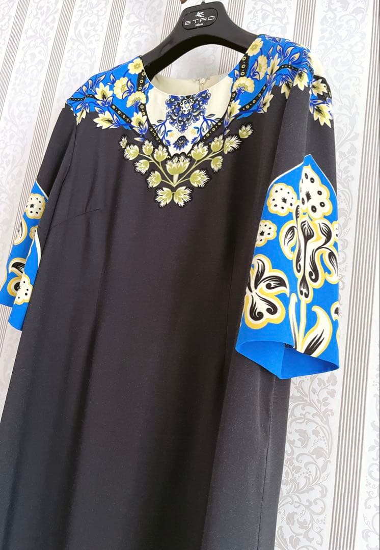 最終値下げ セール☆21万 極美品 エトロ 洗練 プレシャス ゆったり ドレス