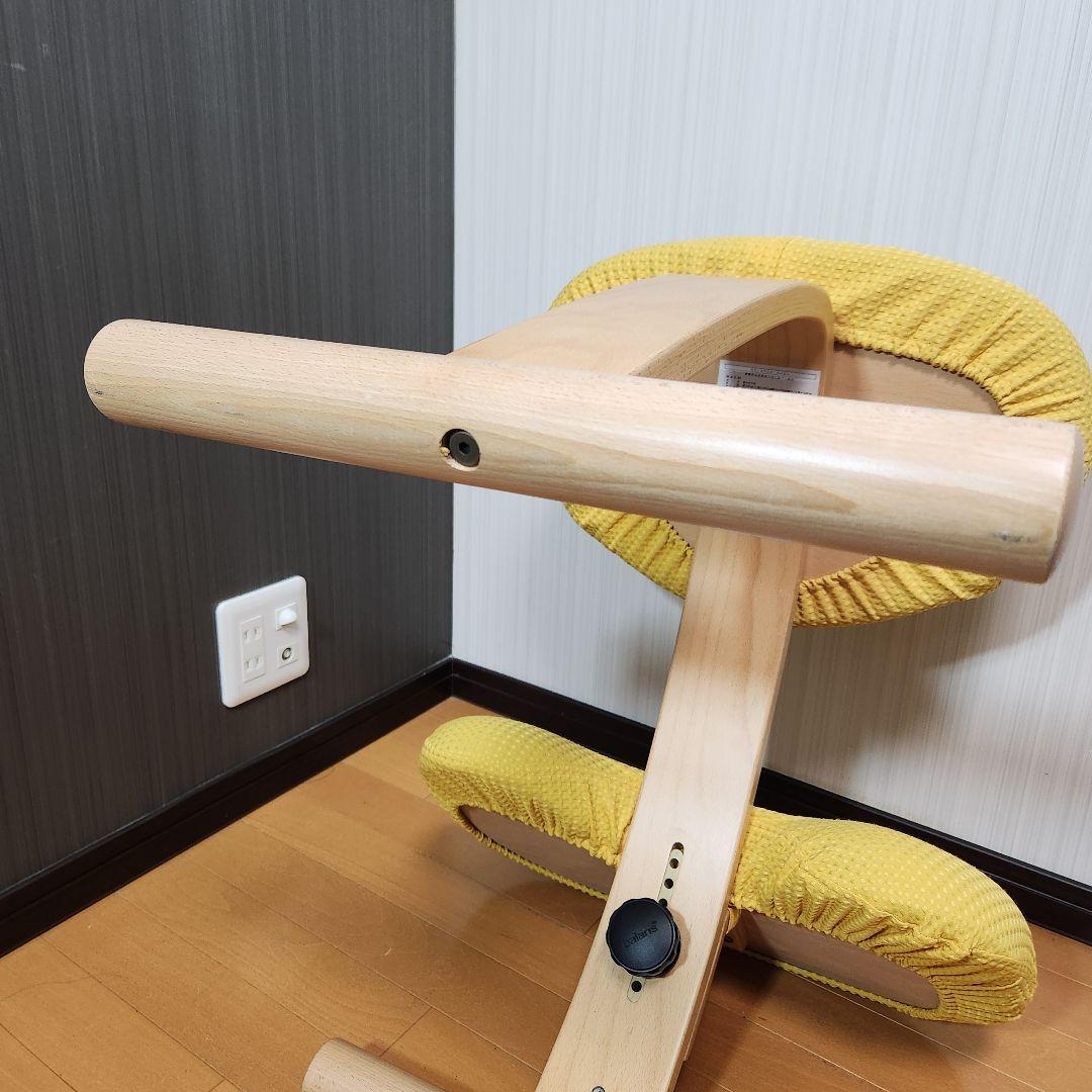 【感動美品】Balans EASY バランスチェア イージー イエローカバー付き