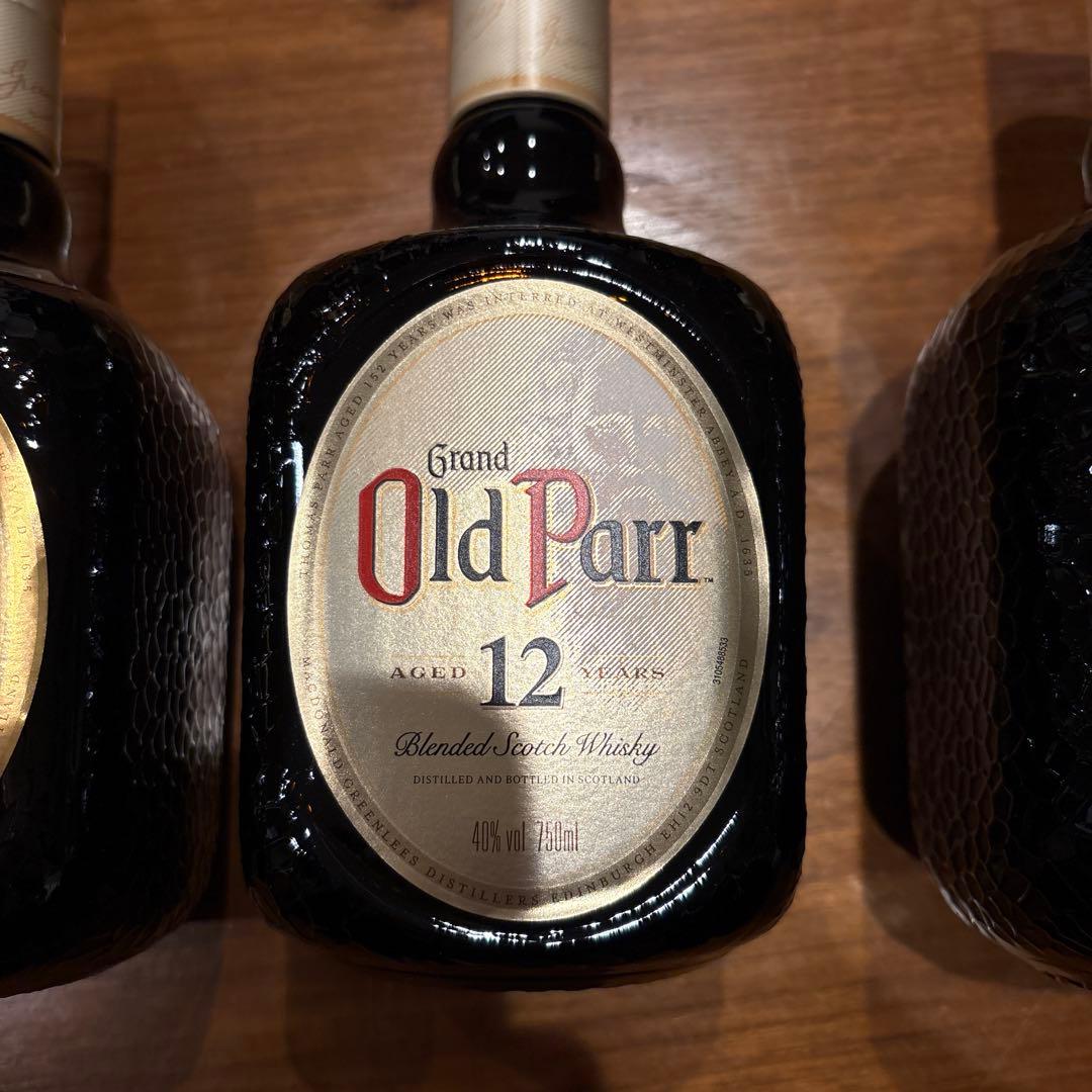 Old Parr 12年 ブレンデッドウイスキー 3本セット