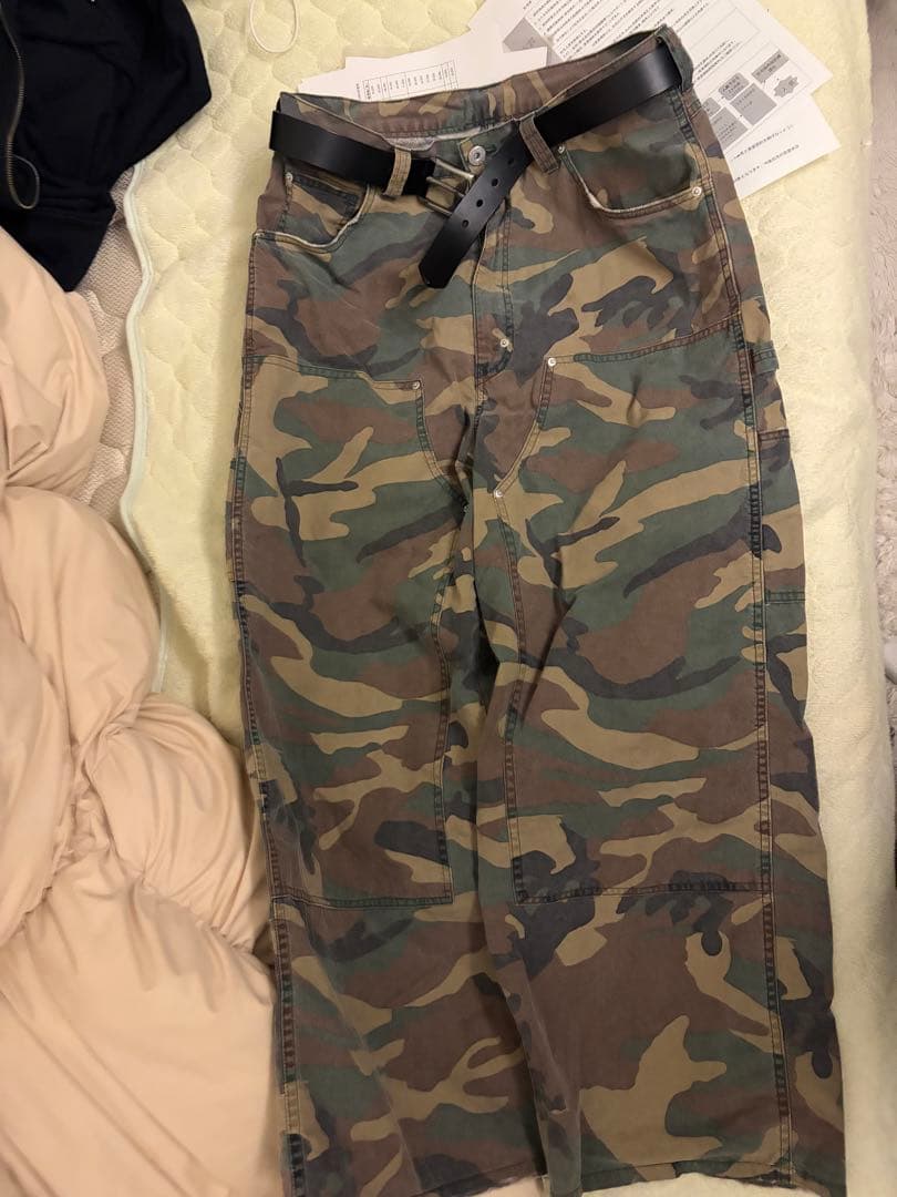 Dickies × FUTURE ARCHIVE ダブルニーワークパンツ カモ