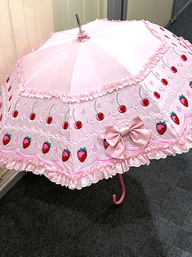 Angelic Pretty ホイップチェリーベリーアンブレラ ピンク