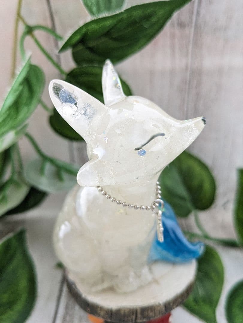 【つる927】レッドオーラクォーツのかめちゃん形オルゴナイト☆他３点