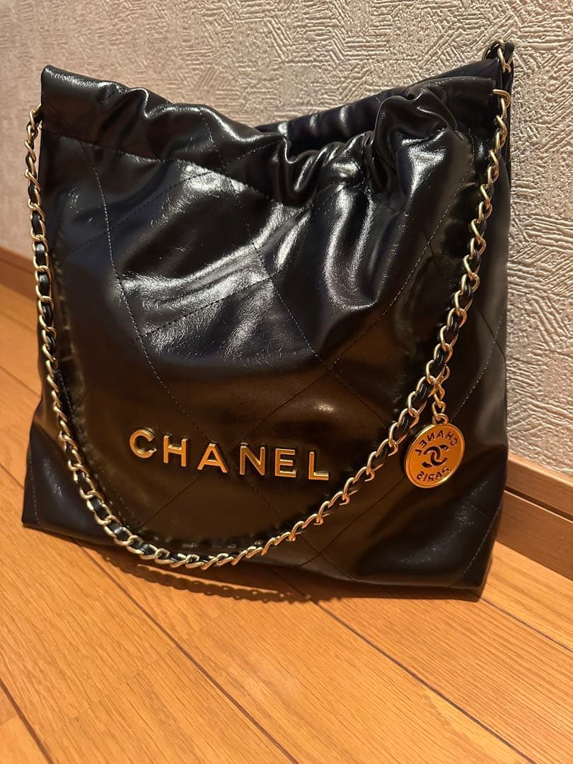 CHANEL ブラック　ショルダーバッグ　ノベルティ