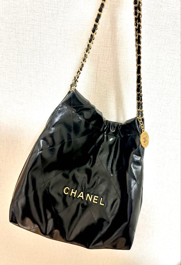 CHANEL ブラック　ショルダーバッグ　ノベルティ