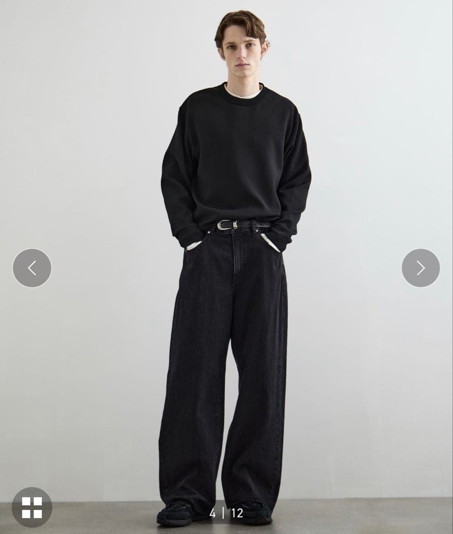 新品未使用 パブリックトウキョウ バウンドウールライトクルーネックニット L