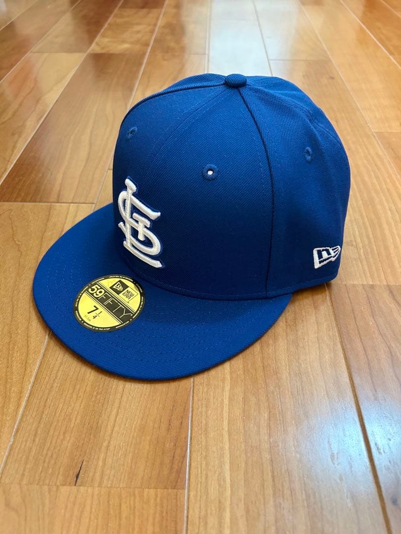 新品 カージナルス ニューエラ59FIFTYキャップ 7 1/4 ロイヤルブルー