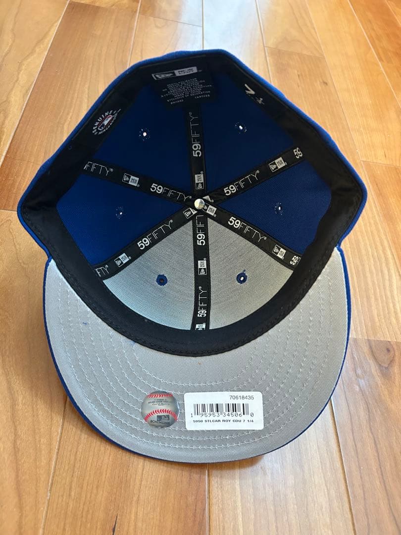 新品 カージナルス ニューエラ59FIFTYキャップ 7 1/4 ロイヤルブルー