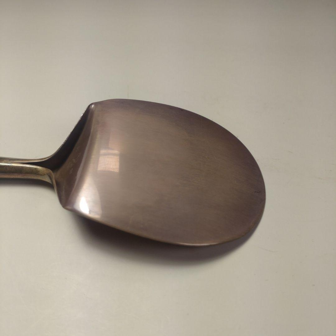 イ61 南鐐灰匙『金谷浄雲作』『淡々斎好　南鐐梅象嵌炉用灰匙』銀製　茶道具