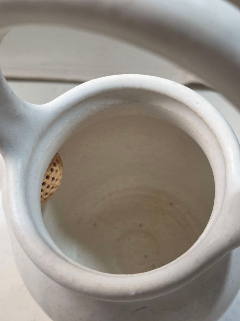 正島克哉　耐火　土瓶　白 (小)　 ■美品■