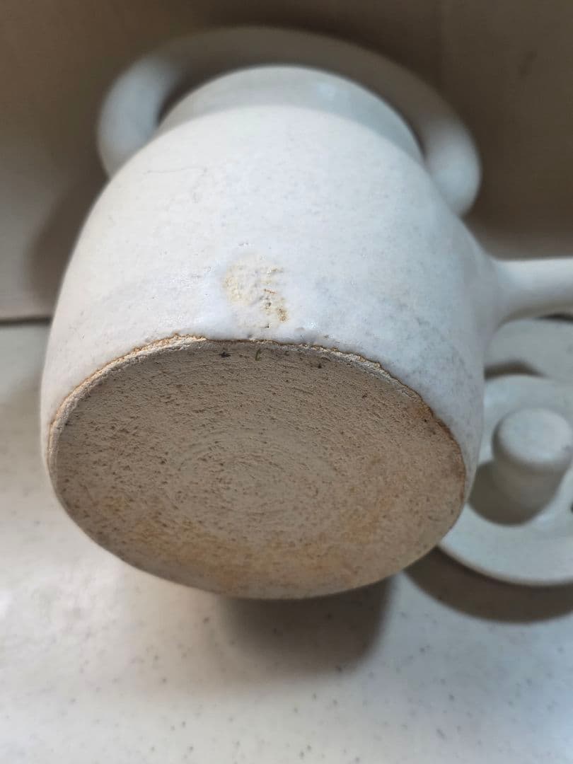 正島克哉　耐火　土瓶　白 (小)　 ■美品■