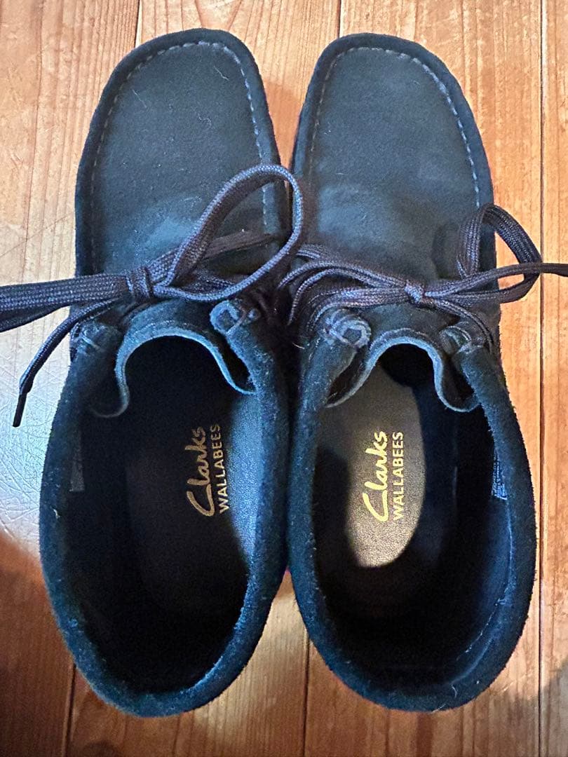 クラークス　ワラビー　ブラック uk5 24cm