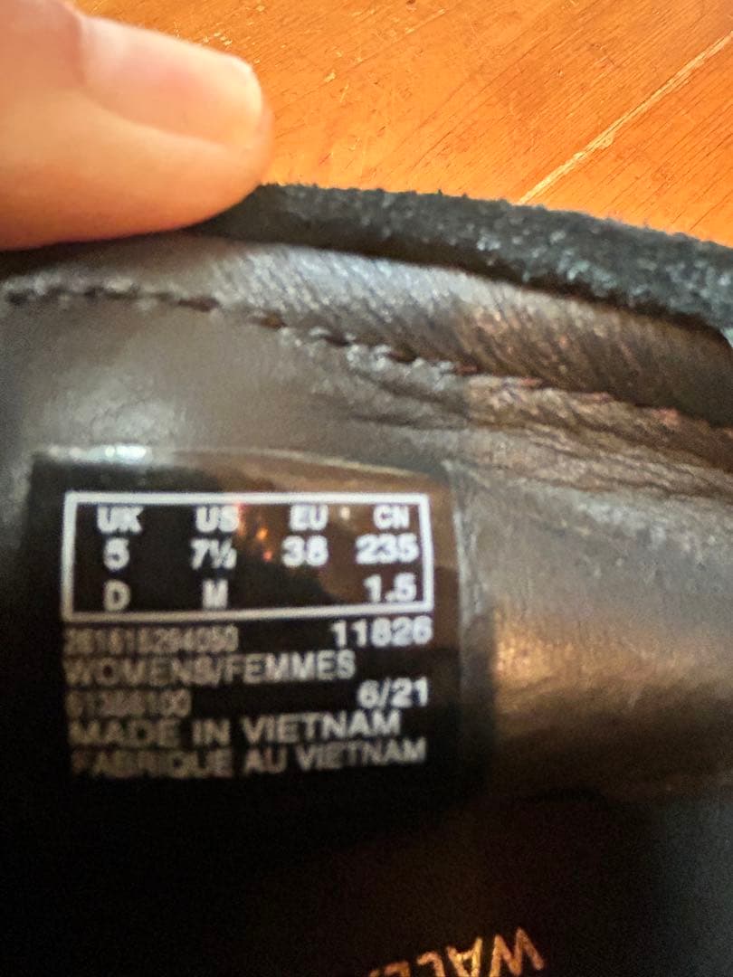 クラークス　ワラビー　ブラック uk5 24cm