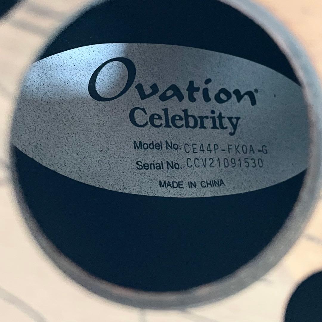 【美品】Ovation Celebrity CE44P-FKOA オベーション