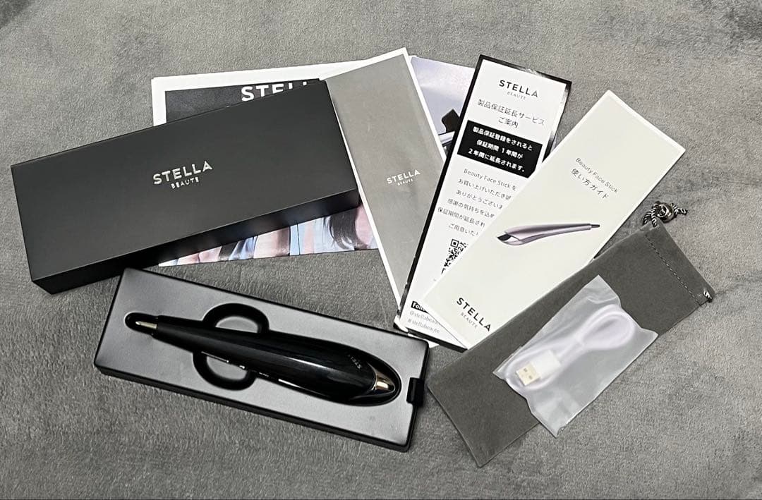 STELLA BEAUTE face sticks美顔器 ブラック