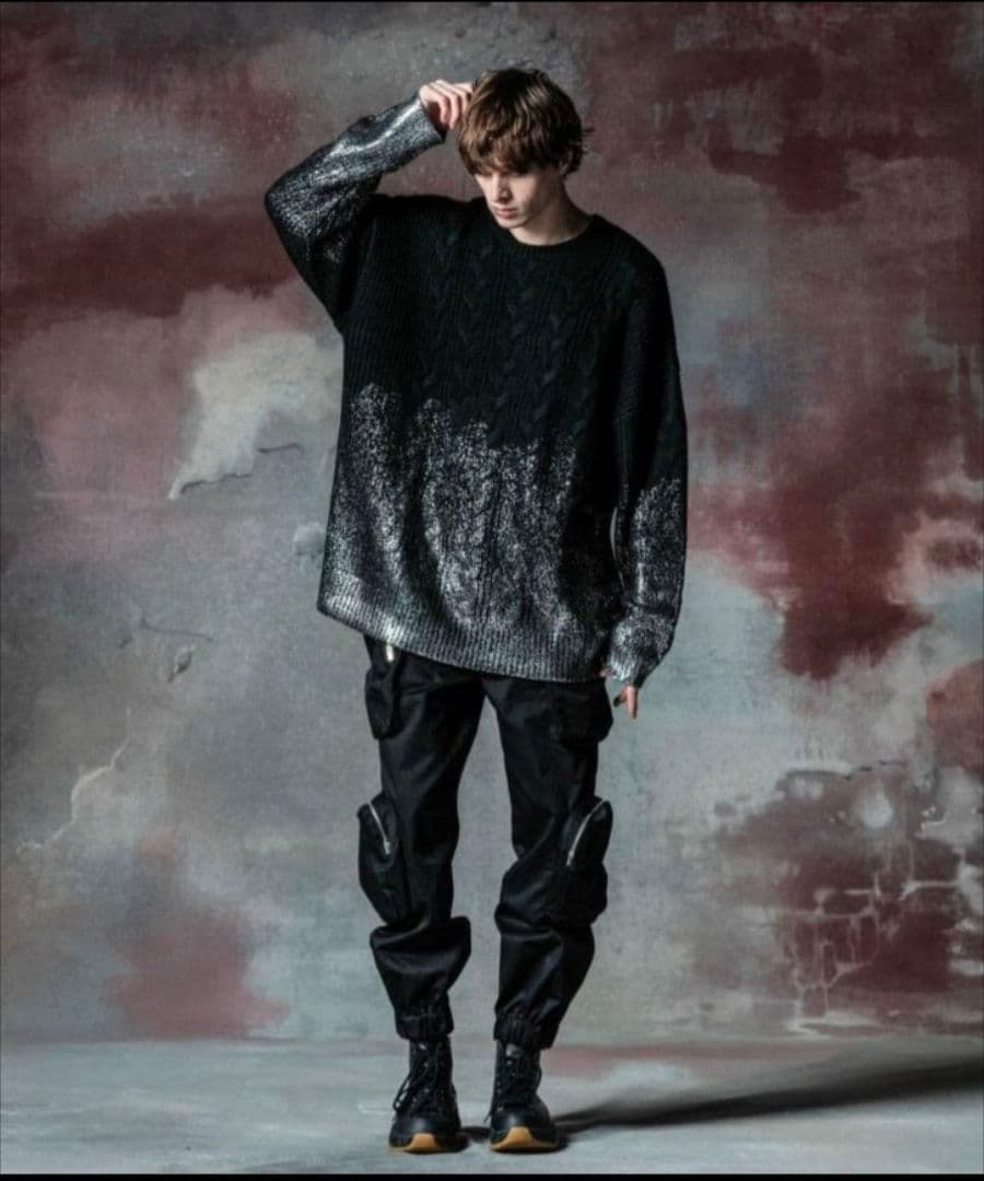 プロフ必読☆glamb ケーブル編み ニット☆オーバーサイズ