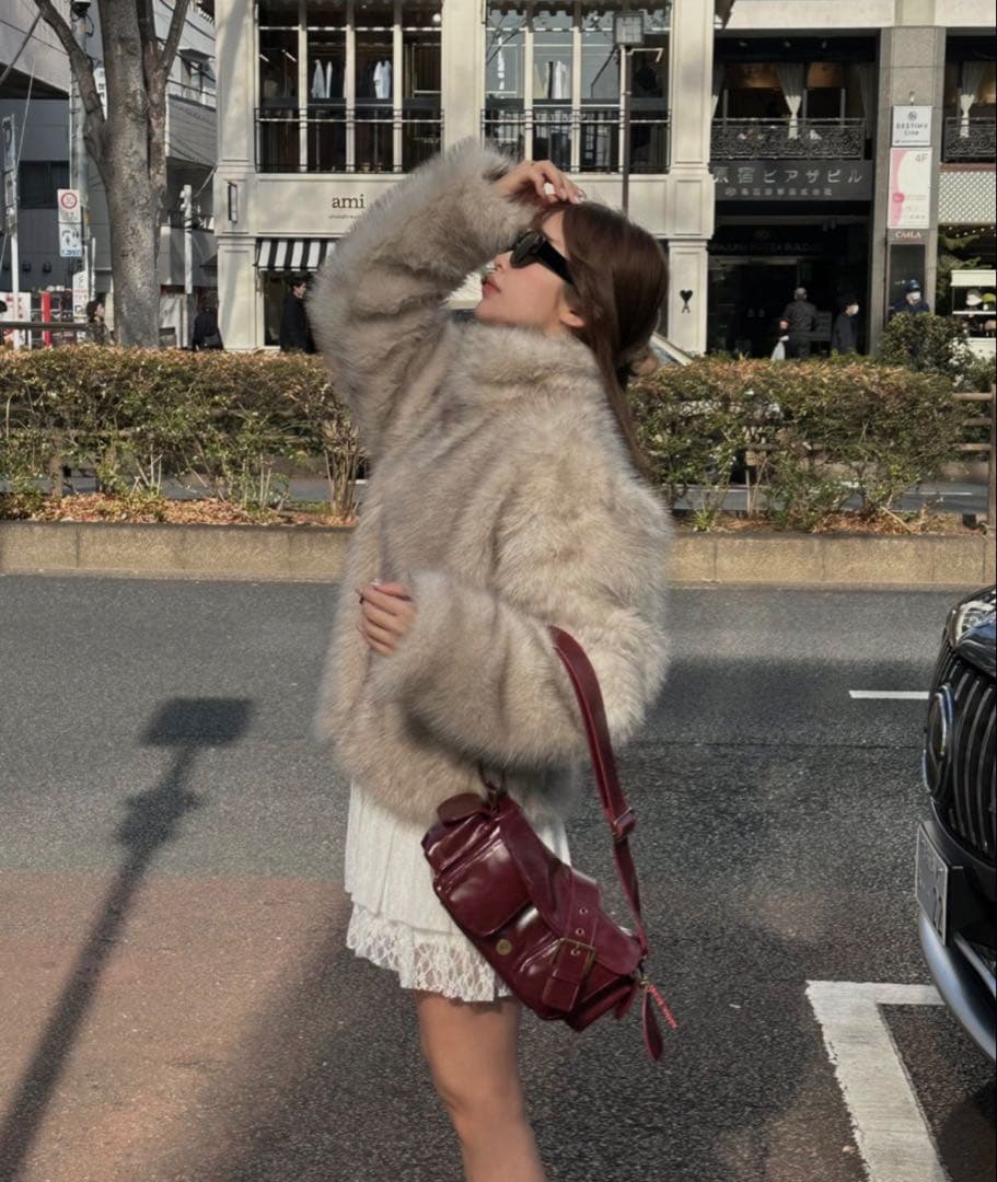 RAY CASSIN ダブルジップファーブルゾン