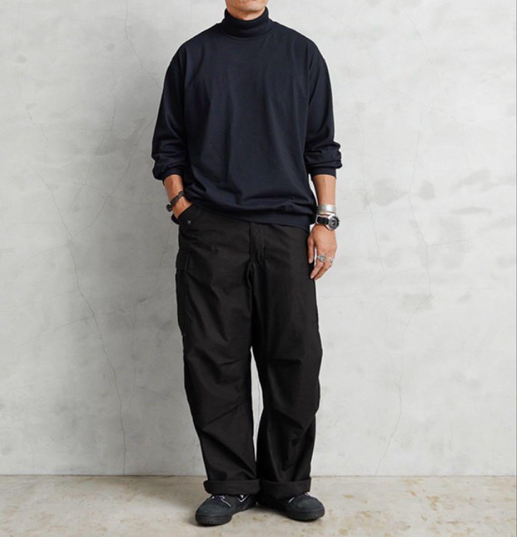 Y*u様 実物 米軍 M65 フィールドカーゴパンツ 黒染めL-R WIPER