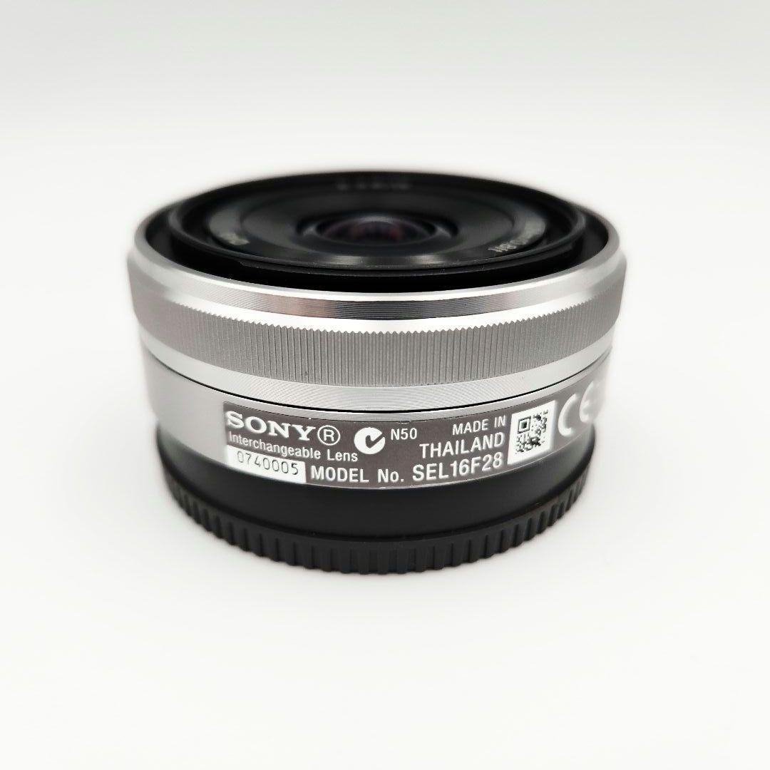 【美品】SONY 単焦点 パンケーキレンズ Eマウント SEL16F28
