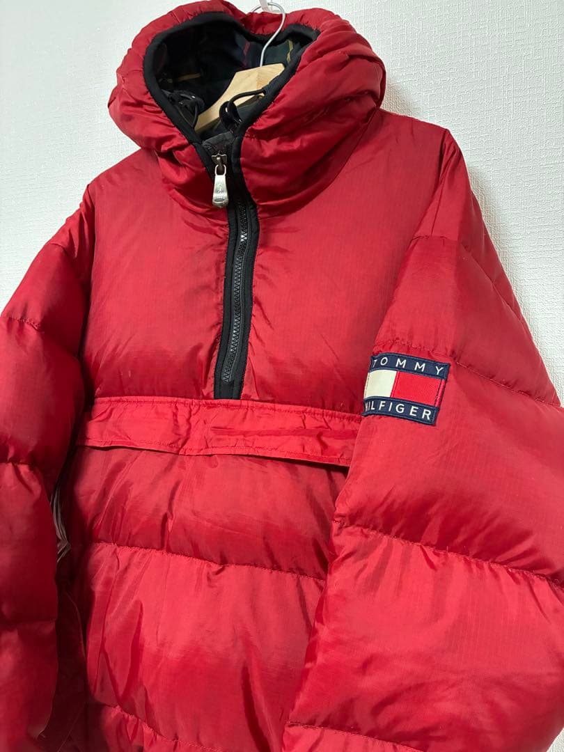 90s   ダウンジャケット　ハーフジップ